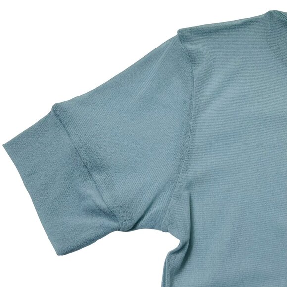 SKIMS Summer Mesh T-Shirt Bodysuit Sky Medium - Picture 6 of 13